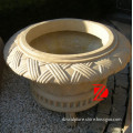 decorative marble flowerpots for home decoration